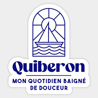 Quiberon my daily life bathed in softness - Brittany Morbihan 56 Sea Holidays Beach Sticker